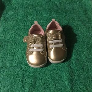 Carters gold glitter girls sneakers